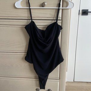 Zara draped bodysuit size xs